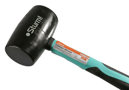 Киянка черная фибергласовая рукоятка, 680 гр., Sturm