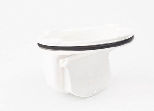 T 510.1 SNsP Трап горизонтальный регулируемый серии 510 с нержавеющей решеткой, с незамерзающим сифоном, с фланцем