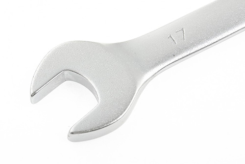 Ключ комбинированный CR-V 17 мм матовая полировка, STELS