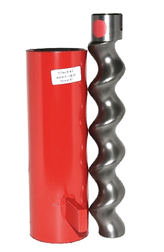 Шнековая пара D8-2 красная, M-TEC