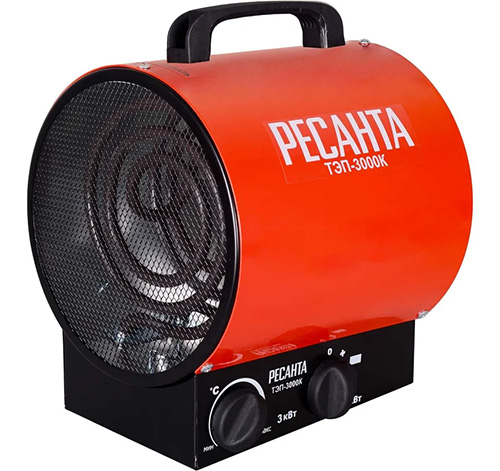 Тепловая электрическая пушка Ресанта ТЭП-3000К