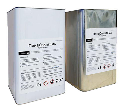 ПенеСплитСил, инъекционная гидроизоляция, 42 кг двухкомпонентная