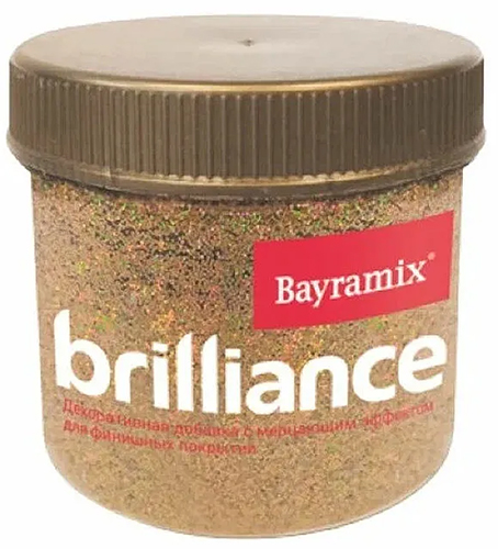 Bayramix BRILLIANCE (SILVER) декоративная добавка для придания мерцающего эффекта (блёстки), 0.1 л