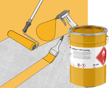 Sikafloor®-970 Curing, 20 л, Кюринг, средство для уменьшения пыления бетонных поверхностей, ведро