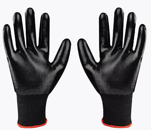 Перчатки маслобензостойкие, тонкое нитриловое покрытие полный облив