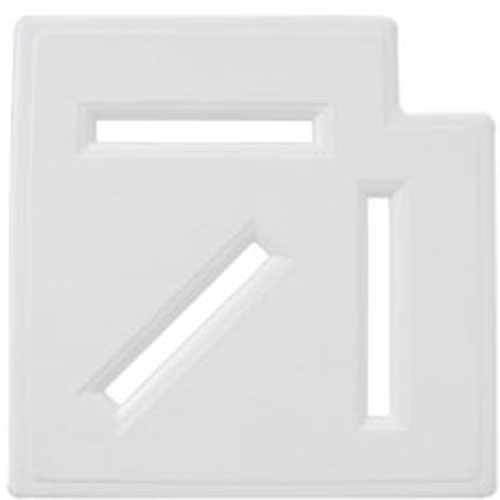 Угловой элемент переливной решетки 90х195 мм