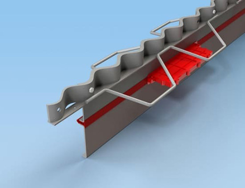 Несъемная опалубка с синусными верхними планками СД.2 240–265.12, Аквастоп