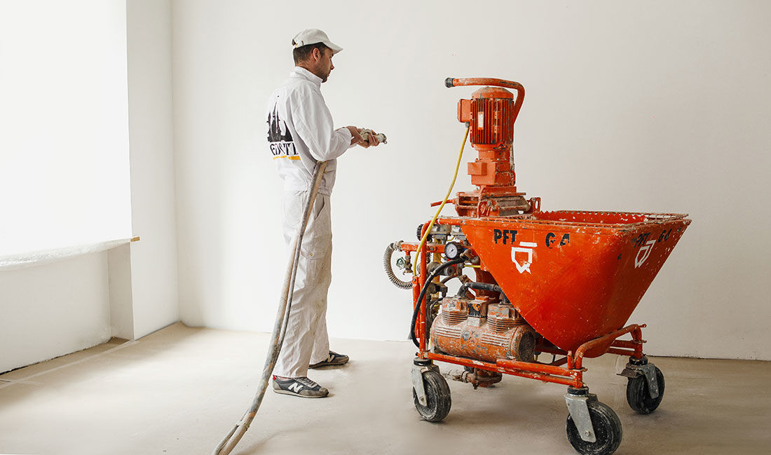 Механизированная штукатурка