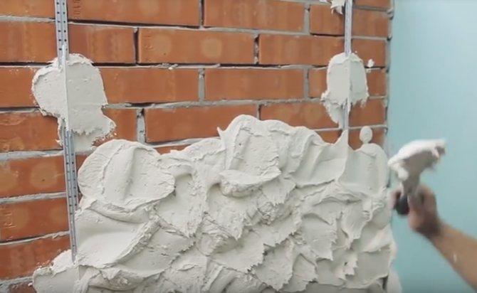 Ручной способ нанесения штукатурки
