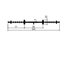 Гидрошпонка АКВАСТОП тип ХВ-220 EPDM (резина)