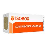 Плита минераловатная ИЗОБОКС Инсайд 1200х600х50 мм, 12 шт, (0,432 м3), ISOBOX