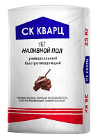 Наливной пол УБТ, СК КВАРЦ, 25 кг, мешок