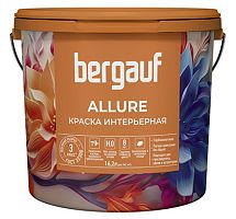 ALLURE 16,2 л (24 кг) База А, белая водно-дисперсионная интерьерная краска для внутренних работ, Bergauf
