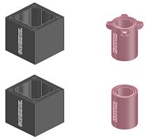 ISOTOR Комплект подключения диаметром 200мм для дымохода Ø20см (h=0,63м), Schiedel