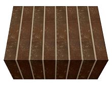 Перемычка фасадной термопанели Аляска Semir beige struktur, 40 мм