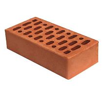 Облицовочный кирпич пустотелый, М-150,120x250x65, красный