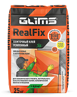 GLIMS RealFix (ГЛИМС-96) плиточный клей, 25кг