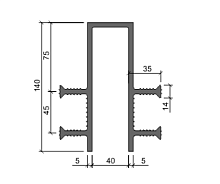 Гидрошпонка АКВАСТОП тип ДЗ-140/40-4/35 ПВХ-П