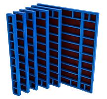 Щит опалубки стальной 0,6х0,6 м, 3,0 мм