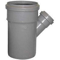 Тройник НПВХ 110-50х45°