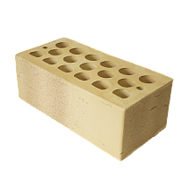Облицовочный кирпич полуторный, М-150,120x250x88, желтый