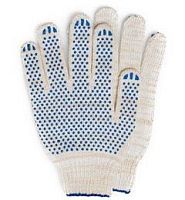 Перчатки х/б 3 нити с ПВХ ТОЧКА