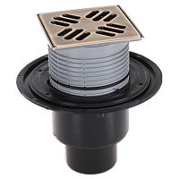 Трап для внутренних помещений HL310NPr-3000.31 с решеткой HL037Pr.31E - Светлая бронза