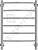 Полотенцесушитель электрический Классик П6 482х650х450 электро (встроенный диммер)