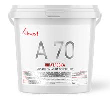 Шпатлевка строительная на основе ПВА, 25 кг, Аквест