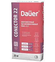 Клей плиточный высокоэффективный Conector Force 22 С2 T, 25 кг, Dauer, мешок