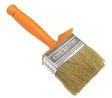 Кисть макловица с натуральной щетиной и пластмассовой ручкой 30х70 мм