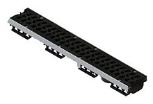 Лоток PolyMax Basic ЛВ-10.16.08-ПП 0801033-М с щелевой чугунной решеткой, класс С250, комплект, Стандартпарк