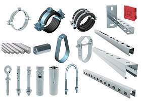 Монтажные элементы инженерных систем