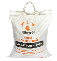 Плиточный клей АКВАТРОН-14У, мешок 20 кг