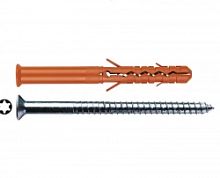 Дюбель фасадный для бетона и полнотелого кирпича Mungo MBR-S 10 x 60 (дюбель+шуруп) 1121006b