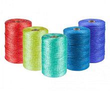 Шпагат цветной полипропиленовый 1000 текс, 140 гр.