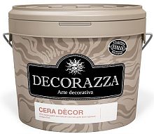 Decorazza Cera Decor/ Декоразза Чера Декор натуральный воск в водном растворе с добавками для фактурных покрытий, 2.5 л