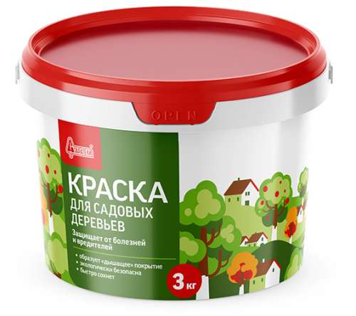 Краска для садовых деревьев, 3 кг, Старатели