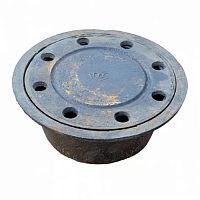 Трап чугун канализационный Ду50 верт. выпуск