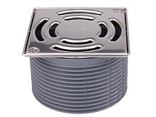 Надставной элемент HL3911 d 146 мм, подрамник из нержавеющей стали (V4A) 145х145 мм