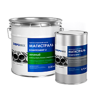 Композиция Магистраль зеленый, 10 кг, Гидроизоляционный состав Dispomix