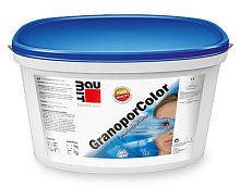 Фасадная краска на основе полимерного связующего Baumit GranoporColor База, 14 л