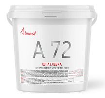 Шпатлевка акриловая универсальная А 72, 1,5 кг, Аквест