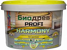 Быстросохнущая пропитка по дереву PROFI "HARMONY 3 в 1", 10 кг, ведро