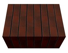 Перемычка фасадной термопанели Аляска Cloud braun struktur, 60 мм