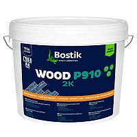 Wood P910 2K (компонент А), 9 кг, клей для паркета полиуретановый, Bostik