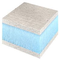 Панель Ruspanel RPG Сэндвич СМЛ 10+10+XPS 40, 2400х600х60 мм