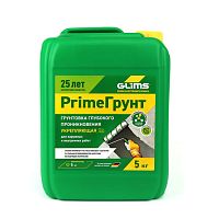 Грунтовка GLIMS DeepPrimeГрунт, 5 кг, канистра