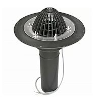 Воронка кровельная WIGAR PRO 110, 250 мм, обогреваемая