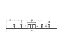 Гидрошпонка АКВАСТОП тип ДОМ-320/50-4/30 ПВХ-П